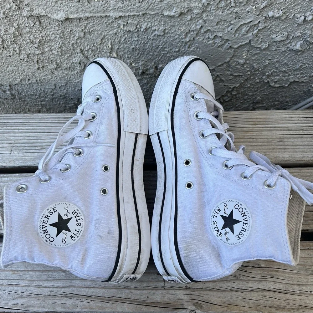 Converse Shoes Women Size 9 Chuck Taylor‎ All Star White Platform